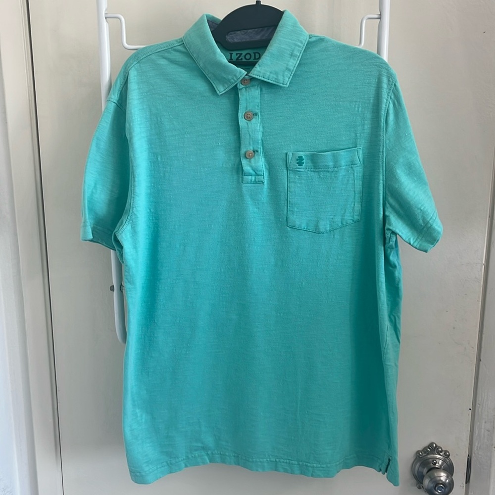 IZOD Men's Teal Polo Shirt